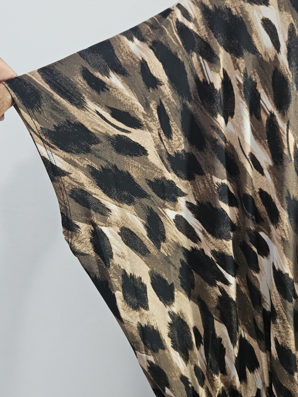 Kardashian Kollection Leopard-Print Jumpsuit in Black and Tan - Picture 5 of 9